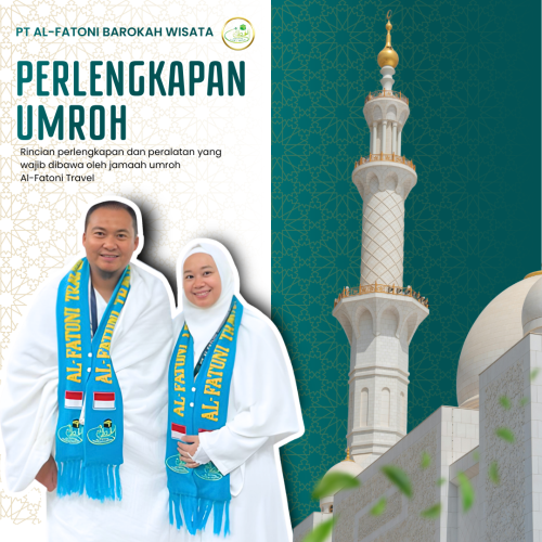 PERLENGKAPAN JAMAAH SELAMA UMROH 12 HARI