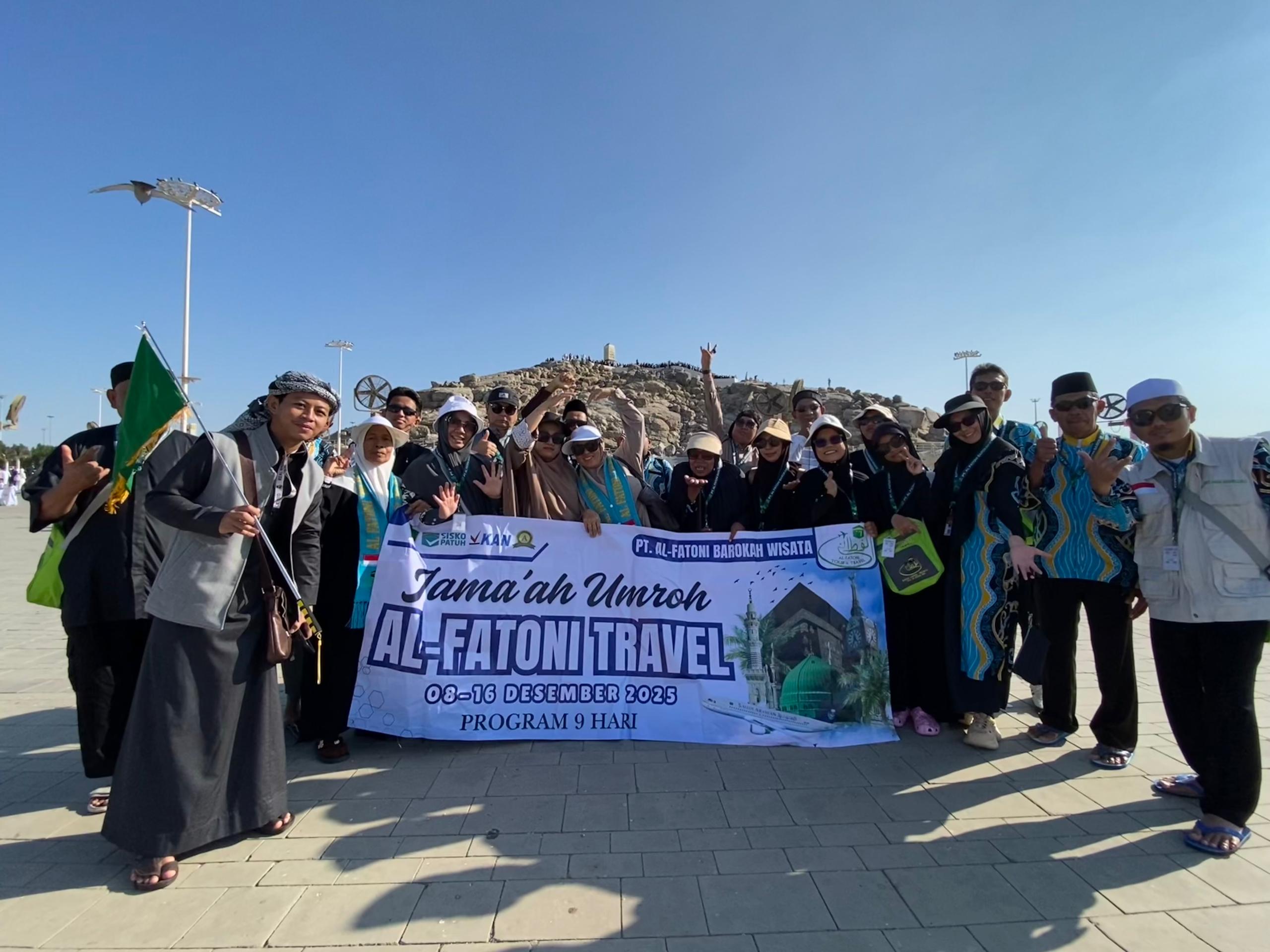 KEGIATAN UMROH BERSAMA ALFATONI TRAVEL ROMBONGAN 8 DESEMBER 2025